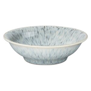 Halo Speckle Small Shallow Bowl