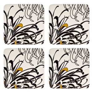 Monsoon Chrysanthemum Cream 4 X Coasters