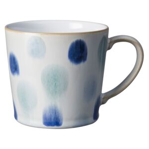 Blue Spot Painted Large Mug
