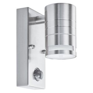 Searchlight 1318-1-LED One Light LED Outdoor Wall Light With Motion Sensor In Stainless Steel