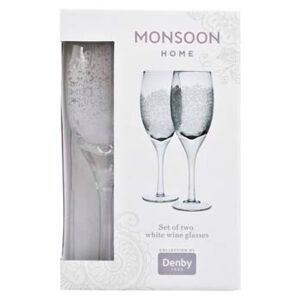 Monsoon Filigree White Wine Glass (Pack Of 2)