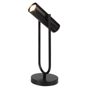 Searchlight 2791BK Telescope One Light Table Lamp With Adjustable Head In Black