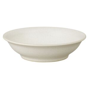 Impression Cream Medium Shallow Bowl