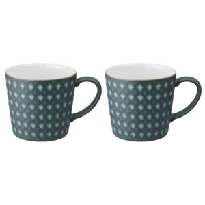 Impression Charcoal Set Of 2 Diamond Large Mug