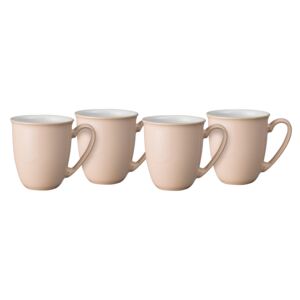 Elements Shell Peach 4 Piece Coffee Beaker/Mug Set