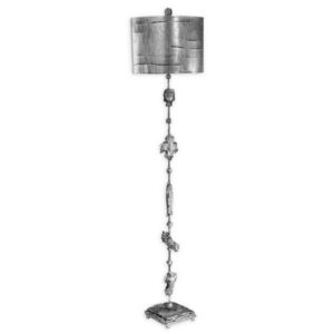 FB/FRAGMENT/FL-S 1 Light Aged Silver Floor Lamp