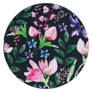 Denby Dark Floral Round Coasters Pack of 6