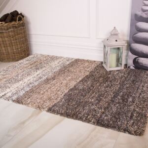 Natural Stripe Shaggy Rug for Living Room - Murano