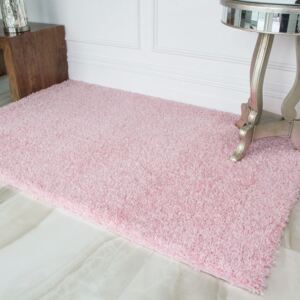 Baby Pink Shaggy Rug - Vancouver
