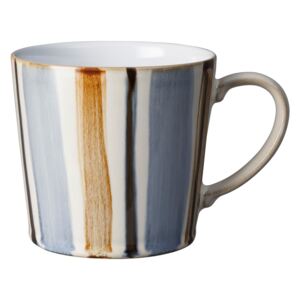 Brown Stripe Painted Large Mug