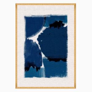 Indigo Abstract Print 1 by Mind The Gap - Default Title