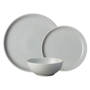 Intro Soft Grey 12 Piece Tableware Set