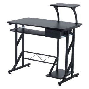 HOMCOM Compact Computer Desk-Black