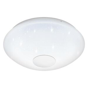 Eglo 95971 Voltago 2 LED Wall/Ceiling Light In White With Crystal Effect - Dia: 295mm
