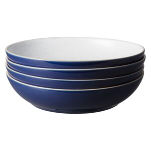 Elements Dark Blue 4 Piece Pasta Bowl Set