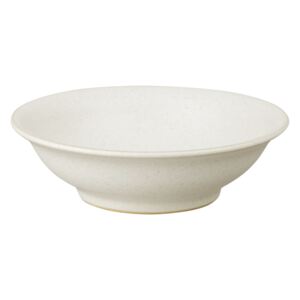 Impression Cream Small Shallow Bowl