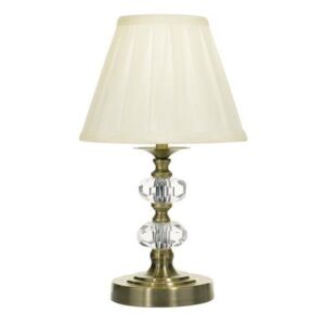 HAZ4075 Hazel Antique Brass Crystal Touch Table Lamp