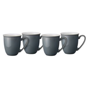 Elements Fossil Grey 4 Piece Coffee Beaker/Mug Set