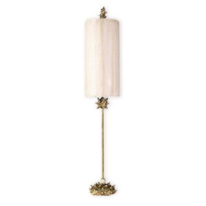 FB/NETTLE/TL 1 Light Gold and White Table Lamp