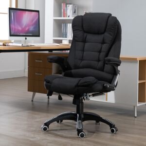 Vinsetto Massage 130° Reclining Chair Office Chair Relax Head