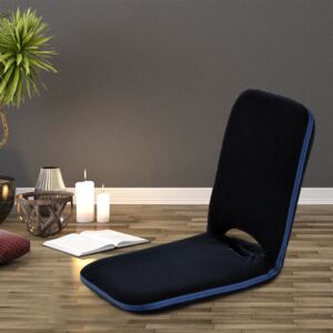 HOMCOM Foldable Sofa-Navy Blue