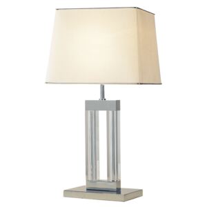 Dar DOM4050 Domain Glass Table Lamp