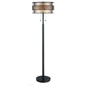 QZ/LAGUNA/FL/A 2 Light Renaissance Copper Floor Lamp