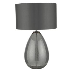 Dar RAI4239 Rain Table Lamp With Grey Shade