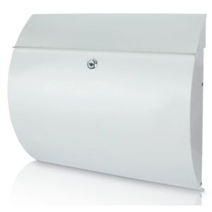 BURG-WÄCHTER Letterbox Toscana 856 W Steel White