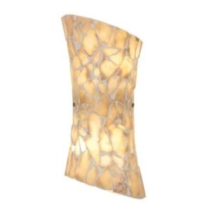 Endon MARCONI-2WBNA Mosaic Wall Bracket In Natural Stone