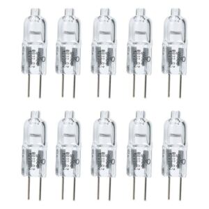 Pack of 10 12v 20 watt G4 Capsules Lamp Bulbs