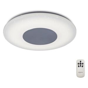 Mantra M5933 Reef LED Tuneable Flush Ceiling Light In Chrome - Dia: 450mm