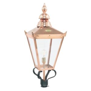 Norlys CSG/HO Chelsea 1 Light Lantern Head Light In Copper - For 49mm Dia Post