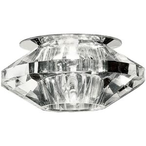REC241 Recessed Downlight In Chrome And Crystal