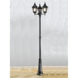 OUT6253-1 Boardwalk Exterior Triple Lamp Post, IP43