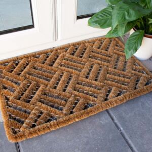 Lattice Roller Coir Outdoor Entrance Doormat - Coir