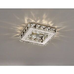 Diyas IL30837CH Galaxy Square Recessed Downlight In Polished Chrome