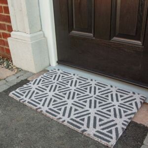 Woven Trellis Coir Outdoor Entrance Doormat - Coir