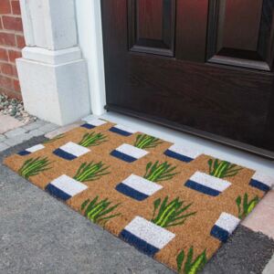 Plant Pots Coir Outdoor Entrance Doormat - Coir