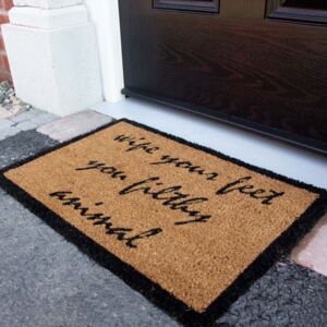 Funny Home Alone Coir Outdoor Entrance Doormat - Coir