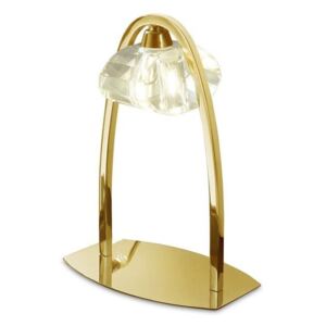 Mantra M0563FG Alfa 1 Light Table Lamp In French Gold