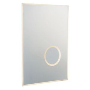 Bathroom Wall Mirror With Integrated LED, Shaver Socket And USB