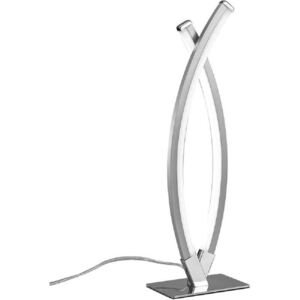 Mantra M5103 Surf LED Table Lamp In Silver And Chrome