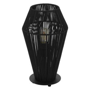 Eglo 97796 Palmones 1 Light Table Lamp In Black