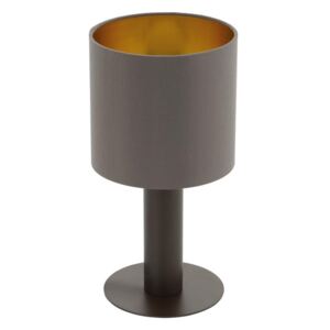 Eglo 97686 Concessa 1 One Light Table Lamp In Brown And Gold
