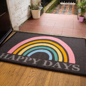 Rainbow Printed Washable Doormat