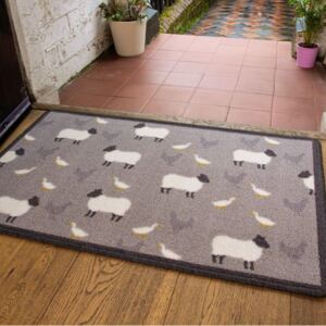 Sheep Printed Washable Doormat