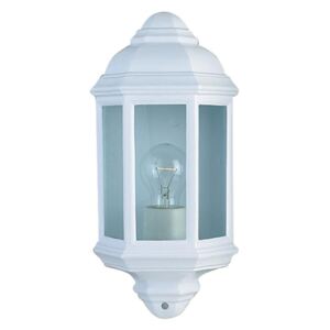 Searchlight 280WH 1 Light Outdoor Wall Lantern Light In White