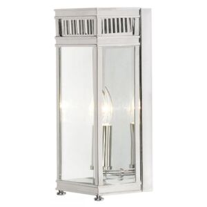 Elstead HL7/S PC Holborn Small 1 Light Outdoor Wall Lantern In Polished Chrome