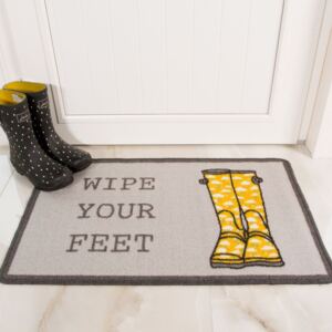 Wipe Your Feet Washable Doormat